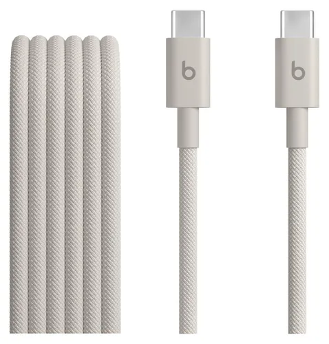 Apple Beats USB C - USB C Kabel (1.50 m, 60 W) - USB 2.0 Kabel für schnelle Datenübertragung und hohe Ladeleistung, ideal für Apple Geräte und Multimedia-Anwendungen.