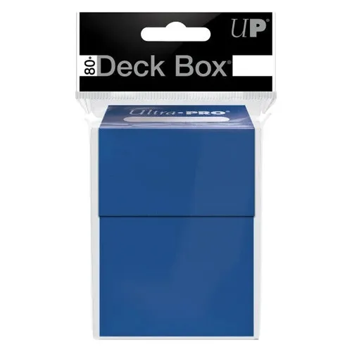 Ultra Pro Deck Box 80+ BLAU / BLUE Sammelkarten Pokemon Magic One Piece Karten