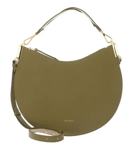 COCCINELLE Schultertasche Sunup Handbag Double Grainy Leather - Elegante COCCINELLE Schultertasche aus echtem Rindsleder, ideal für den Alltag. Mit verstellbarem Schulterriemen und geräumigem Hauptfach für Ihre Essentials.