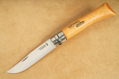 Opinel Messer Carbone N°10 Taschenmesser Klappmesser Carbonstahl Virobloc O11