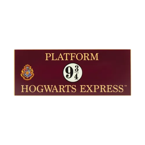 Hogwarts Express Logo Licht - Offiziell lizenziertes Harry Potter Dekolicht - Kinderlampen, freistehend oder wandmontierbar, ideal für Potter-Fans und perfekte Beleuchtung für Schlafzimmer oder Spielzimmer.