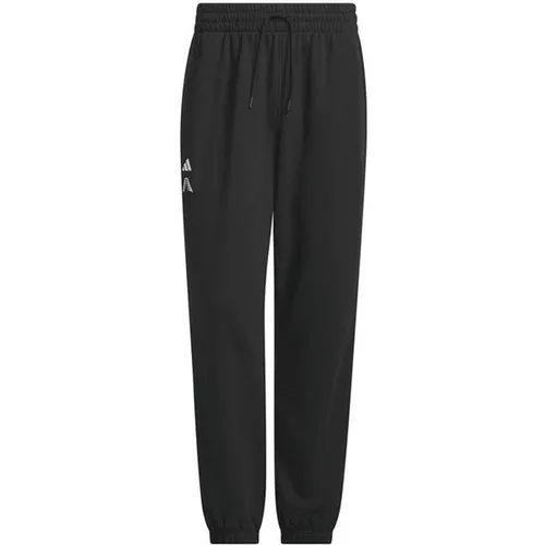 ADIDAS Herren Sporthose Les Mills Graphic - Bequeme Jogginghose mit lockerer Passform, ideal für Sport und Freizeit. Aus weichem French Terry für hohen Tragekomfort und Bewegungsfreiheit. Ein cooler Look für jeden Anlass.