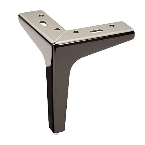 SOTECH Möbelfuß Victor-NANNARP Höhe 150 mm schwarz verchromt Polsterfuß Schrankfuß Fuß Sofafuß