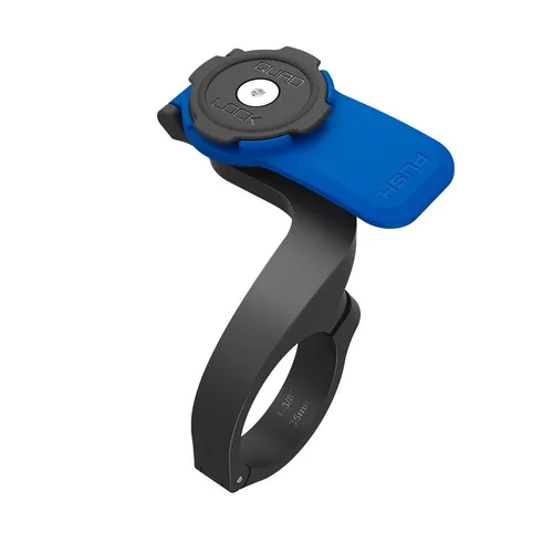 QUAD LOCK Out Front Lenker Handyhalterung (V3) für Smartphones - Sichere Handyhalterung für Fahrräder mit patentiertem Dual-Stage-Lock-System. Ideal für Rennrad und Mountainbike, einfaches Quick Twist & Lock für schnellen Zugriff auf Apps und Anrufe.