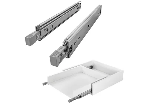 SO-TECH® Schwerlastauszug 100 kg mit Lock-in/out Funktion, 800 mm - Schubladenauszüge mit 100 kg Tragkraft und Einrastfunktion für sichere Anwendung. Ideal für robuste Möbel und einfache Handhabung.