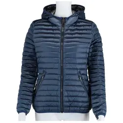 Colmar Übergangsjacke Damen - Warme Daunen Steppjacke mit Kapuze - SALE Outdoor - Diese taillierte Jacke aus recyceltem Gewebe bietet nicht nur einen femininen Look, sondern auch Wärme durch echte Daunen und eine wasserabweisende Beschichtung.