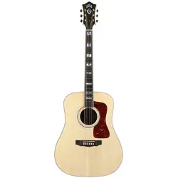 Guild D-55E NAT - Westerngitarre - Hochwertige Westerngitarre mit AAA Sitka-Fichtendecke und indischem Palisander, ideal für anspruchsvolle Musiker. Perfekt für vielseitige Spielstile und zeitlose Klänge.