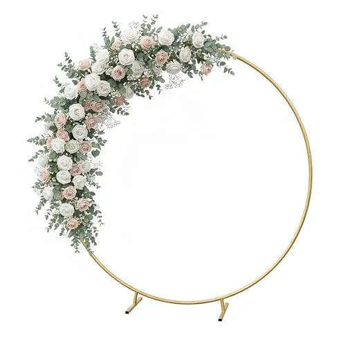 Metallischer Luftballonbogen für Hochzeiten und Feiern - Eleganter Ballonbogen aus robustem Metall, ideal für Hochzeiten und besondere Anlässe. Breite und Höhe von 195 cm sorgen für einen beeindruckenden Blickfang.