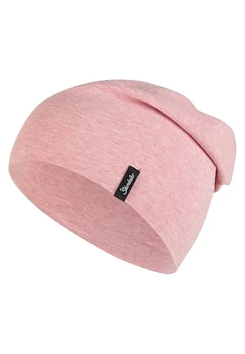 Sterntaler Kid's OCS Beanie Melange - Rosa Mütze mit Ohrenklappen - Weiche Mütze aus Baumwoll-Jersey in Rosa (Gr. 39 cm) mit praktischen Ohrenklappen und Stretch für optimalen Tragekomfort. Ideal für den Alltag. Entdecken Sie weitere Produkte von Sterntaler bei Bergfreunde.de!