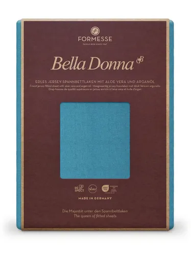 Formesse Spannbettlaken Bella Donna Jersey – Hochwertige Qualität in tollen Farben - Das Bella Donna Jersey Spannbettlaken überzeugt durch hohe Strapazierfähigkeit und einen starken Gummizug. Es passt perfekt auf jede Matratze und bietet ein angenehmes Schlafgefühl. Ideal für jeden Schlafraum!