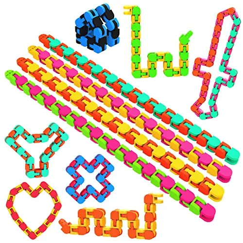 WEARXI Mitgebsel Kindergeburtstag, 12er 24 Blöcke Magische Schlange, Kleine Geschenke für Kinder, Mitbringsel Kindergeburtstag Gastgeschenke Give Aways Kindergeburtstag Gastgeschenk Kindergeburtstag
