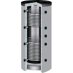 Liter TWL Hygienespeicher 90° KER2-800 2 Wärmetauscher 100mm Isolierung 800