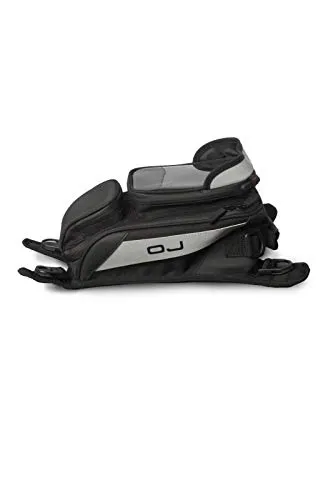 OJ M167 Rookie Tankrucksack, 3,2 Liter, Schwarz - Universeller Tankrucksack aus robustem Polyester mit 3,2 Litern Volumen, inklusive Smartphonehalterung und wasserdichter Abdeckung – ideal für Motorradtouren.
