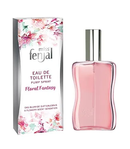 miss fenjal Floral Fantasy Eau de Toilette 50 ml - Damendüfte mit einem üppigen Blumenbouquet und Passionsfrucht-Akkord, für ein sinnlich-blumiges Duftvergnügen, das Ihre Fantasie weckt.