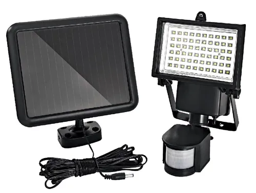 TRANGO LED Außen-Wandleuchte mit Bewegungsmelder - Solarleuchte für Außenbereiche, energieeffizient mit Bewegungsmelder, bietet 20000 Std. Leuchtdauer und ist IP44 geschützt.