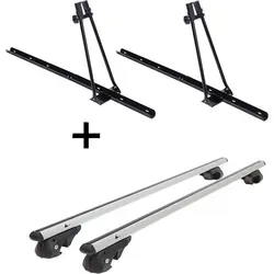 Fahrradträger Set für Hyundai i30 Kombi 07-10: 2x ORION + VDP004 L - Fahrradträger Set für Hyundai i30 Kombi 07-10, inklusive 2x ORION Fahrradträger und Dachträger VDP004 L. Ideal für den sicheren Transport von 2 Fahrrädern, einfach zu montieren und für alle Fahrradtypen geeignet.