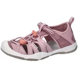 KEEN Unisex Kinder Moxie Sandalen - Nostalgia Rose Papaya Punch, 32/33 EU - Wanderschuhe mit konturierter Passform und Bungee Schnellschnürsystem für sicheren Halt und einfaches An- und Ausziehen. Ideal für aktive Kinder, die Komfort und Unterstützung benötigen.