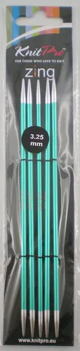 Knit Pro ZING 15cm Nadelspiel Stricknadeln Aluminium versch. Stärken Auswahl