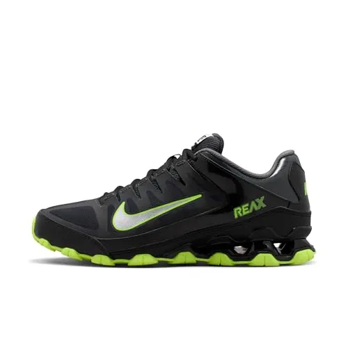 Nike Reax 8 TR Herren Fitnessschuhe – Mehrfarbig (Black/Metallic Silver/Anthracite 022), 42 EU - Leichte Herren Fitnessschuhe für komfortable Trainingseinheiten. Mit innovativer Dämpfung und dynamischem Schnürsystem für sicheren Halt und natürliche Bewegungsfreiheit.