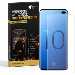 2x 9H Nano-Glass für Samsung Galaxy S10 Plus FULL CURVED 3D KLAR Anti-Shock Anti-Bruch Anti-Stoß Anti-Schmutz Panzernanoglas Displayschutz Schutzfolie Panzerfolie Panzerglas Screen-Protector
