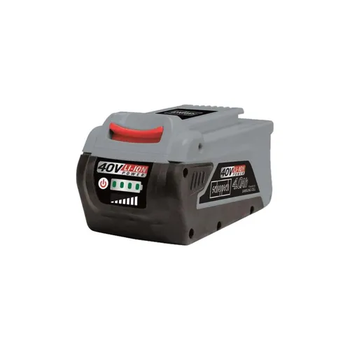 Scheppach BPS4.0-40Li Lithium Akku 4,0 Ah 40 V - Rasentrimmer-Ersatzteile, leistungsstarker Lithium-Akku für längere Laufzeiten und optimale Leistung bei der Gartenarbeit.