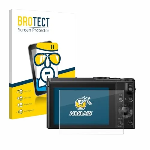 BROTECT Schutzglas für Panasonic Lumix DMC-LX15 Schutzfolie Panzer Folie Glas [Extrem Kratzfest 9H, Anti-Fingerprint, Ultra-Transparent]