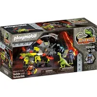PLAYMOBIL Dino Rise 70928 - Robo-Dino Kampfmaschine mit Katapult, interaktives Spielset für kreative Dino-Abenteuer ab 4 Jahren