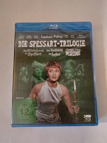Die Spessart-Trilogie: Lilo Pulver Komödien (Neuauflage) [3 BRs] - Filme mit 3 Blu-rays: digital remasterte Klassiker 'Das Wirtshaus im Spessart', 'Das Spukschloss im Spessart' und 'Herrliche Zeiten im Spessart' plus Booklet für nostalgische Filmfans.