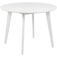 Runder Esstisch 105 cm Robin - Weiß - Esstisch rund aus stabilem Massivholz, ideal für ca. 4 Personen. Abwischbare lackierte Oberflächen sorgen für einfache Pflege.