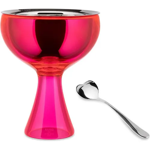 Alessi Big Love Schüssel 12 cm, 0.25 l - Stilvolle Schüssel von Alessi mit 12 cm Durchmesser und 0.25 l Volumen. Ideal für kreative Anrichteideen und vielseitig einsetzbar in der Küche.
