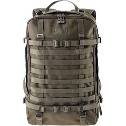 Magnum Taiga 45l Rucksack - Braun/Grün - Schulrucksack mit 45 l Kapazität, ergonomischer Rückseite und Molle-System für optimale Anpassung und Komfort bei jedem Abenteuer.