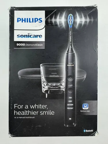 Elektrische Zahnbürste Sonicare DiamondClean 9000 HX9911 - Schallzahnbürste, schnurlos mit Aquamarine Gradient Design für optimale Mundhygiene
