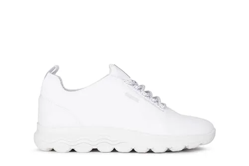 Geox Damen D Spherica A Sneakers, atmungsaktiv und bequem - Damen-Sneaker mit Geox patentierter Technologie für optimale Atmungsaktivität und Zero-Shock-System für maximalen Komfort und Dämpfung beim Gehen.