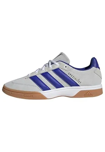 ADIDAS PERFORMANCE "SPEZIALIST INDOOR" Hallenschuh Gr. 45 - Herren-Sportschuhe, ideal für Hallensport mit modernem Look, kombiniert Glattleder und Wildleder für Schutz und Stabilität. Adiprene+ Dämpfung sorgt für Komfort und Grip.