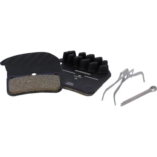 Shimano H03A Resin Bremsbelag für BR-M8020 Saint BR-M820 Zee BR-M640 - Fahrrad-Bremsbeläge mit Ice Tech Technologie für verbesserte Kühlung und höhere Bremsleistung, ideal für anspruchsvolle Mountainbiker.