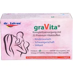 Dr.falcon Gravita Weichkapseln 30 St - Arzneimittel - rezeptfreie Weichkapseln zur Unterstützung der Gesundheit, ideal für eine einfache Einnahme.