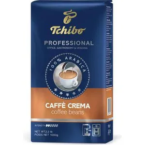 Tchibo Kaffee Professional Caffe Crema, ganze Bohnen 1kg - Kaffee aus 100% Arabica-Bohnen mit vollmundigem Aroma und feiner Crema, ideal für Kaffeeliebhaber, die milden Genuss schätzen.