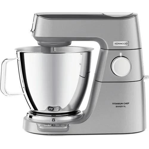 KENWOOD Küchenmaschine Titanium Chef Baker XL KVL85.704SI - Küchenmaschine mit 1200 W Leistung und 7 l Schüssel, inkl. umfangreichem Zubehör und integrierter Waage für müheloses Backen und Kochen.