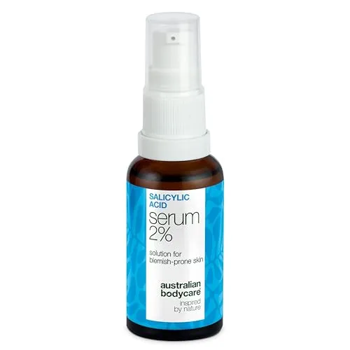 Salicylsäure 2 % Serum gegen fettige Haut, Mitesser und verstopfte Poren – mit Zinc PCA, grünem Tee, Hyaluronsäure und Glycerin