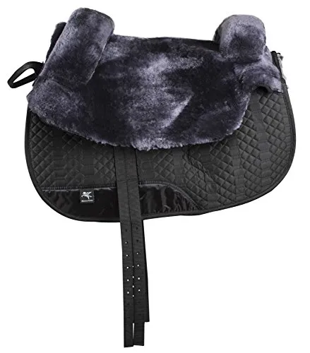 Engel Reitsport Lammfell Fellsattel FELLSA-R3-ANT Ibero anthrazit grau - Sonstige Reitausrüstung mit temperaturausgleichendem Lammfell für optimalen Komfort im Sommer und Winter. Ideal für den Reiter und das Pferd!