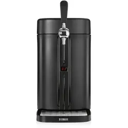 Bier Maxx Bierzapfanlage mit CO2-Kapsel 60W - Zapfanlage für 5-l-Partyfässer, sorgt bis zu 2 Wochen für frisches, gut gekühltes Bier und verfügt über eine Temperaturauswahl von 3-12 °C.