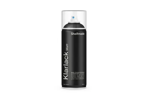 shelfmade Sprühflasche Shelfmade Klarlack Spray - Mattes Varnish Matter Klarlack Kreideoptik