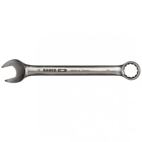 Bahco 3/8" Ring-Maulschlüssel aus Edelstahl, 135 mm - Robuster Ring-Maulschlüssel aus Edelstahl, ideal für präzise Arbeiten. Perfekt für den professionellen Einsatz in der Werkstatt.