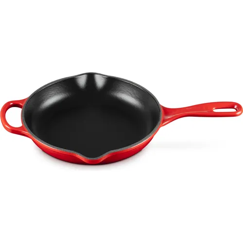 Le Creuset Signature Gusseisen Brat- und Servierpfanne 20 cm - Hochwertige Brat- und Servierpfanne aus Gusseisen, geeignet für alle Herdarten inkl. Induktion, mit hervorragender Wärmespeicherung und einfachem Reinigen dank Emaille.