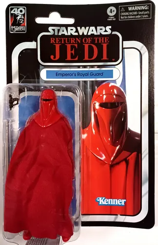 Star Wars Return of the Jedi Emperor's Royal Guard 40th Anniversary HASBRO Black - Sammler-Action-Figur, detailgetreue Nachbildung zum 40. Jubiläum, perfekt für Star Wars Fans und Sammler.