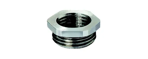 Jacob MS-Reduktion M40x1,5/PG21 - 25 Stück Reduzierringe - Hochwertige MS-Reduktion M40x1,5/PG21 in praktischer 25er-Packung. Ideal für Rohranschlüsse, vernickelt und aus robustem Messing gefertigt, für vielseitige Anwendungen.