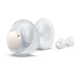 Philips Avent Hands-Free Premium Plus SCF439/01 Muttermilch-Sammler 2 St. - Milchpumpen, leicht zu reinigen und ideal für unterwegs, mit verschiedenen Brustaufsätzen für optimalen Komfort.