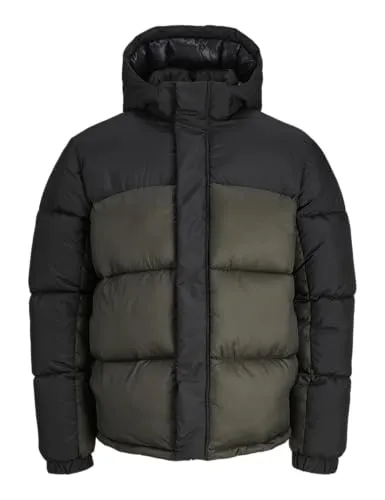 JACK & JONES Herren Jcounion Puffer Jacket Sn, Grape Leaf, L - Stylische Pufferjacke für Herren von Jack & Jones mit abnehmbarer Kapuze. Ideal für Freizeit und Alltag, bietet sie angenehme Wärme und modernen Look.