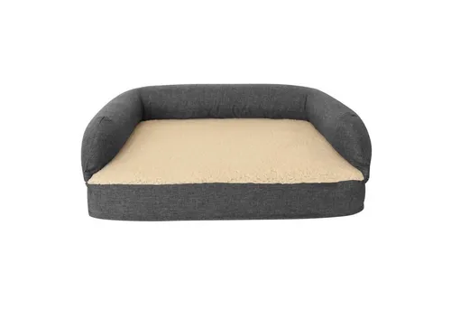 Mr. Cuddles Tierbett BELLA – Orthopädisches Hundebett mit Teddyfell - Das BELLA Hundebett bietet deinem Vierbeiner einen kuscheligen Rückzugsort. Der waschbare Bezug und die rutschfeste Unterseite sorgen für Komfort und Sicherheit – ideal für entspannte Auszeiten.