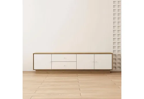 TV-Board OTTO HOME "Blaire" – Natur, 180 cm - Stylisches TV-Board aus FSC-zertifiziertem Holzwerkstoff, mit kratzfester Melaminoberfläche und praktischem Klapptürdesign. Ideal für dein modernes Zuhause!